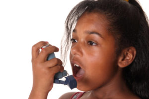 asthma treatment girl