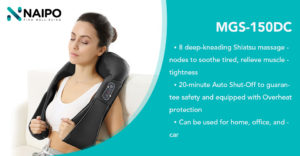 A snapshot of some of this massager's features