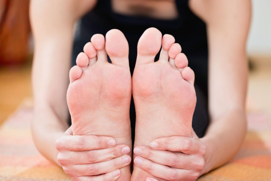 foot massage muscle tension discomfort