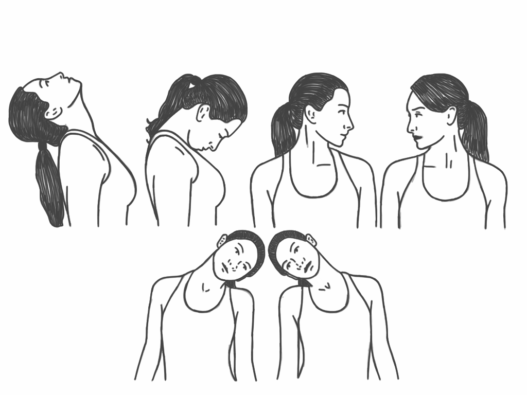 Stretch the Neck and Prevent Neck Stiffness