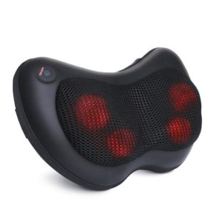 neck and back massager pillow with heat