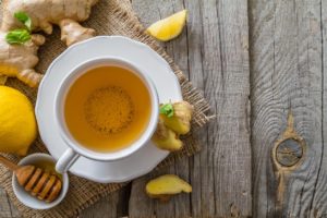 ginger and honey tea