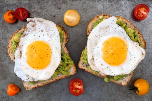 avocado egg toast breakfast