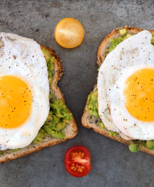 avocado egg toast breakfast