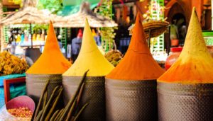spice stalls in marrakech