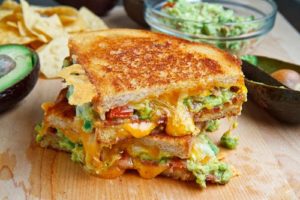 turkey toast guacamole