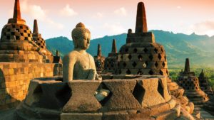 buddhist temple in indonesia